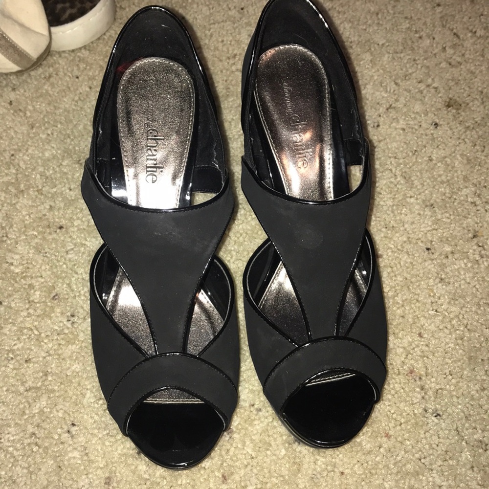 Black heels